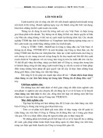 Hoàn thiện hoạt động chào hàng và xúc tiến bán tại trung tâm thông tin di đông.DOC