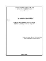 TÌM HIỂU MẬT MÃ HỌC VÀ ỨNG DỤNG TRONG XÁC THỰC CHỮ KÝ ĐIỆN TỬ.doc