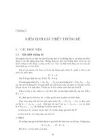 Kiểm định giả thuyết thống kê