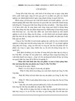 Tình hình tiêu thụ và giải pháp thúc đẩy tiêu thụ sp tại công ty Bia Việt Đức.doc.DOC
