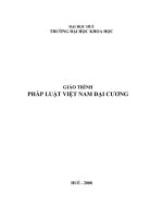 Giáo trình Pháp luật Việt Nam đại cương.doc