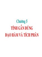 Tính gần đúng đạo hàm tích phân