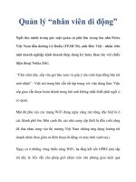 Quản lý nhân viên di động