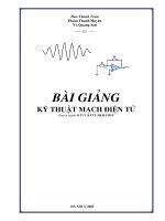 bài giảng kĩ thuật mạch điện tử.pdf
