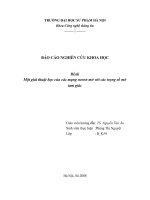 Một giải thuật học của các mạng noron mờ với các trọng số mờ tam giác.doc