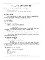 Lập trình căn bản với chuỗi ký tự