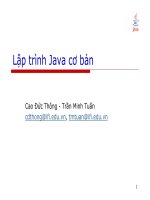 Khái niệm cơ bản về Applet