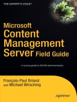 Microsoft Content management server Field Guide