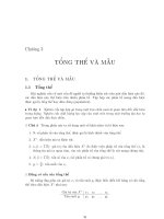 Tổng thể và mẫu