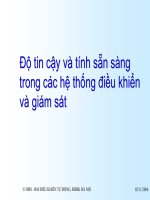Độ tin cậy và tính sẵn sàng trong các hệ thống điều khiển và giám sát.pdf