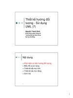 Thiết kế hướng đối tượng sử dụng UML