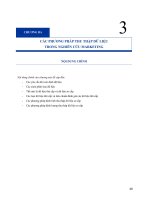  Giáo trình nghiên cứu Marketing- Chương  3