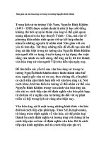 Nho giáo và văn hóa ứng xử trong tư tưởng Nguyễn Bỉnh Khiêm