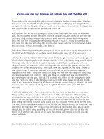 Vai trò của văn học dân gian đối với văn học viết thời Đại Việt