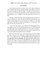 Hoàn thiện marketing cho thị trường nguyên liệu bia.DOC