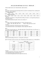 Bài tập của chương mở đầu và phần xác suất căn bản