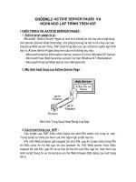 ACTIVE SERVER PAGES và ngôn ngữ lập trình trên ASP.pdf