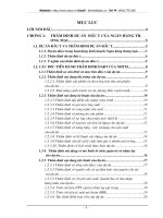 Những giải pháp nhằm hoàn thiện công tác thẩm định dự án đầu tư tại ngân hàng cổ phần nhà.DOC