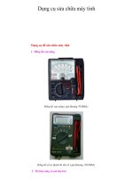 Chuowng16-Dụng cụ sửa chữa máy vi tính