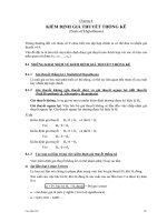 Giáo trình: Chương 8:Kiểm địn giả thuyết thống kê