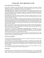 Chào mừng đến với Visual Basic