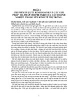 CHI PHÍ SẢN XUẤT KINH DOANH VÀ CÁC GIẢI PHÁP   HẠ THẤP CHI PHÍ SXKD CỦA CÁC DOANH NGHIỆP  TRONG NỀN KINH TẾ THỊ TRƯỜNG.doc.DOC