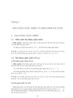 Đại lượng ngẫu nhiên và phân phối xác suất