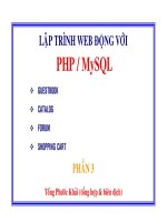 Biến và các phép xử lý trên biến PHP