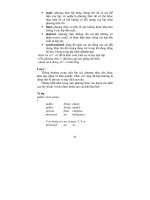 Tài liệu lập trình bằng Java