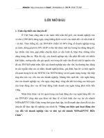 Nâng cao hiệu quả hoạt động cho vay đối với doanh nghiệp vừa và nhỏ tại chi nhánh NHNo&PTNT Diễn Châu.DOC