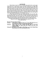 Những giải pháp nhằm thực hiện điều kiện cho vay thế chấp bảo đảm bằng tài sản thế chấp tại Ngân hàng liên doanh Lào -Việt.doc.DOC