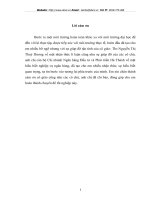 Giải pháp nâng cao chất lượng cho vay đối với các DNNQD tại Chi nhánh Ngân hàng Đầu tư và Phát triển Hà Thành.DOC