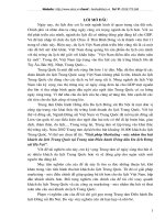 Giải pháp marketing-mix nhằm thu hút khách du lịch Trung Quốc tại trung tâm điều hành hướng dẫn du lịch đường sắt Hà Nôi.doc.DOC