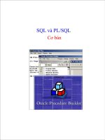 Giáo trình Oracle SQL cơ bản