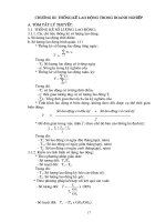 Thống kê lao động trong doanh nghiệp