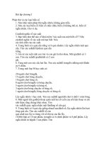 Phép thử và các loại biến cố