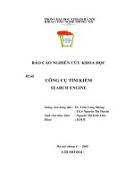 CÔNG CỤ TÌM KIẾM SEARCH ENGINE.doc