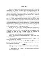 Nâng cao hiệu quả hoạt động kinh doanh và những giải pháp của công ty TNHH Quảng cáo và thương mại THANH'S.doc.DOC