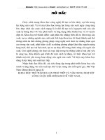 KHOA HỌC TRỞ THÀNH LLSX TRỰC TIẾP VÀ VẬN DỤNG XEM XÉT CÔNG CUỘC ĐỔI MỚI KINH TẾ VIỆT NAM.DOC