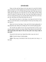 Một số giải pháp hoàn thiện tổ chức bộ máy quản trị tại công ty điện tử Nam Môn.doc.DOC