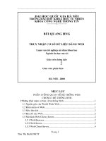 Truy nhap CSDL bang Web.doc