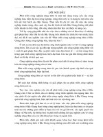 Phát triển công nghiệp nông thôn ở Bắc Giang theo hướng công nghiệp hóa,hiện đại hóa.DOC