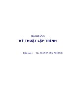 Kỹ thuật lập trình 