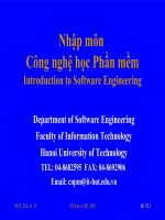 Các vấn đề khác trong SE Cost Estimation