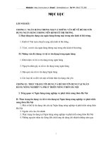 Thực trạng và giải pháp ngăn ngừa rủi ro tín dụng tại ngân hàng nông nghiệp và phát triển nông thôn.doc