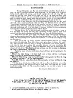 Thực trạng và một số ý kiến nhằm hoàn thiện công tác kế toán vật liệu và công cụ dụng cụ của công ty máy bơm Hải Dương.doc