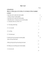 Một số giải pháp giảm chi phí kinh doanh tại Công ty Cổ phần Công nghiệp E-Nhất.DOC