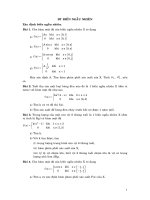 Bài tập biến số ngẫu nhiên