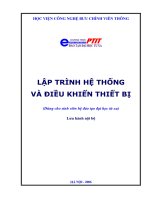 Lập trình hệ thống và điều khiển thiết bị