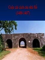 Cuộc cải cách của nhà Hồ